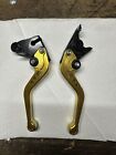 LEVE CORTE (REGOLABILI) FRENO+FRIZIONE KAWASAKI Z750 2007-2014 (GOLD)