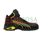 PUMA AMSTERDAM SCARPA ANTINFORTUNISTICA MID NERO GIALLO S3