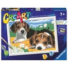 Ravensburger RVB28939 CreArt - Serie D: Cuccioli Jack Russell