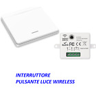 Interruttore Luce senza fili wireless RF 43MHZ,+ 1 Controller Ricevitore 10A