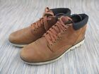 Timberland Boots Mens UK 7.5 Brown Leather Bradstreet Mid Lace Eur 41.5 A13EE