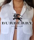 CAMICIA BURBERRY DONNA SENZA MANICHE BELLISSIMA