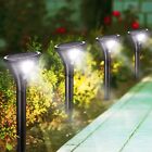 Litake - Set di 4 luci solari da giardino per esterni, illuminazione (R0n)