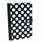 Griffin Back Bay Polka Dot Folio Case For Apple iPad Mini 1/2/3 -Black/White