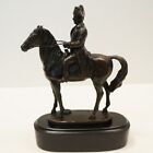 Statua Cavallo Napoleone Stile francese Bronzo massiccio Firmato