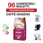 96 Capsule Caffè Ginseng Italian Coffee compatibili Bialetti Mokespresso