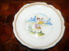 Superbe très rare ancienne assiette italienne faïence ITALY Italia