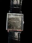 ZENITH JFK SQUARE AUTOMATIC WORKING PERFECT Steel