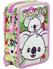 Astuccio triplo riempito 44 pezzi, 3 Zip, Koala Love - Julian Ross JR43630