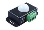 SENSORE DI MOVIMENTO D019 PIR 12V CON TIMER REGOLABILE 12V 6A INFRAROSSI x LED