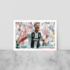 CRISTIANO RONALDO CR7 JUVENTUS FIRMATO AUTOGRAFO STAMPA IDEA REGALO CALCIO JUVE