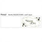 Bigliettini NOZZE D ORO - 25 Bigliettini