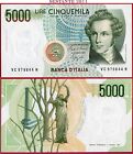 ITALIA ITALY - 5.000 5000 LIRE BELLINI 1992 - LETTERA C  - P 111b  -  FDS / UNC