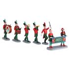 PARATA MUSICISTI VILLAGGIO DI NATALE LEMAX 03515 - CHRISTMAS ON PARADE SET OF 6