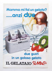 Pubblicita  Il Gelataio Simac Macchina Gelato Due Gusti Advertising 1989 (T4)