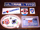 Sampdoria lotto vintage 5 adesivi e 1 toppa, ultras Tito.