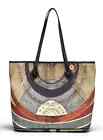 GATTINONI LINEA PLANETARIUM BIGPL6434WPQP26 SHOPPING SHOPPER BAG BLACK NERO