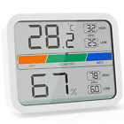 LIORQUE Igrometro Termometro Digitale Termometro Ambiente Interno Misuratore Di