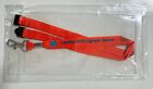 London 2012 Olympic Games Orange Lanyard Unused