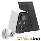 LinQ Telecamera Solare Wifi Con Sirena IP65 2k Grandangolo 130’ HD 300Watt