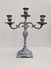 CANDELABRO IN PELTRO A 3 FUOCHI