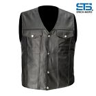 Gilet da Moto in pelle Stechmoto ST 1206 Custom Vintage e Café Race