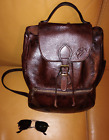 Borsa ZAINETTO DONNA in CUOIO  Vintage backpack women bourse bag Brown