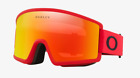 Oakley 7120 09 Target Line L Maschera Neve Snow Goggles Redline Fire Iridium