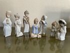 Lladro Mini Nativity Set Ornaments Figurines 9 Piece