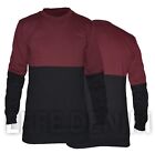 Maglia uomo Hip Hop Manica Lunga Felpa Cotone S M L XL nuovo 451 Made in Italy