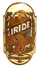 FREGIO STEMMA IRIDE BICI EPOCA BICICLETTA HEAD BADGE