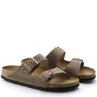 BIRKENSTOCK ARIZONA CIABATTE UNISEX PELLE OLIATA TABACCO BROWN