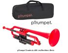 PTRUMPET RED TROMBA SIB IN PLASTICA ABS COLORE ROSSO CON CUSTODIA e 2 BOCCHINO