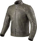 Giacca moto Invernale Pelle Revit Cordite Olive Green Jacket TAGLIA 54