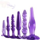 Plug Anale set 6x Grande Dilatatore Silicone BDSM Ano sexy Per Coppie