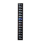 Termometro adesivo sticker ACQUARIO misura temperatura vasca doppia scala C°/F
