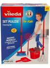 Vileda For Kids Cleaning Set | Mop Bucket Brush Original Toy | 65 cm