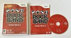 Rock Band Song Pack 2 Nintendo Wii Complete PAL