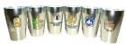 6 Bitburger Thier DAB Dortmund Lowenbrau Paulaner Astra Tin German Beer Glasses