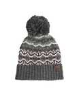 BARBOUR CASE FAIRISLE BEANIE SLATE TARTAN