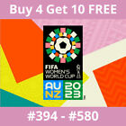 Panini FIFA Women s World Cup 2023 Stickers #394 - #580 - Buy 4 Get 10 FREE