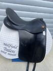 Black 17 Inch Albion Legend Wide Dressage Saddle