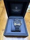 VICTORINOX I.N.O.X. 2416821 BLACK RUBBER PROFESSIONAL DIVER WATCH 43 MM NEW