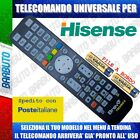 TELECOMANDO UNIVERSALE HISENSE, CLICCA SUL TUO MODELLO LO RICEVERAI GIA PRONTO