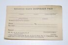 WWII US Enlisted Man s Temporary Pass form no 7 (26 June 1943) each E4366