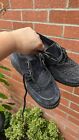 Underground Shoes Creepers Black Suede Used Condition UK 6