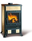 Nordica Extraflame Stufa a Legna in Ghisa 8.8 Kw Pergamena Rossella R1