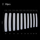 500Pcs Half Cover False Nail Tips C Curve Long Coffin Fake Nails Art Manicure