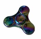 Fidget spinner cromato in acciaio con custodia