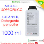 ALCOOL ISOPROPILICO 1L DETERGENTE PULIZIA PCB OSSIDAZIONE ULTRASUONI ALCOL